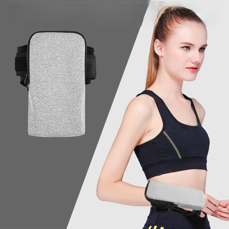 Universal Running Wrist Phone Bag – Zipper Arm Pouch for iPhone 16-11 Pro Max, Samsung, Xiaomi, Perfect for Cycling, Hiking & Fitness Travel