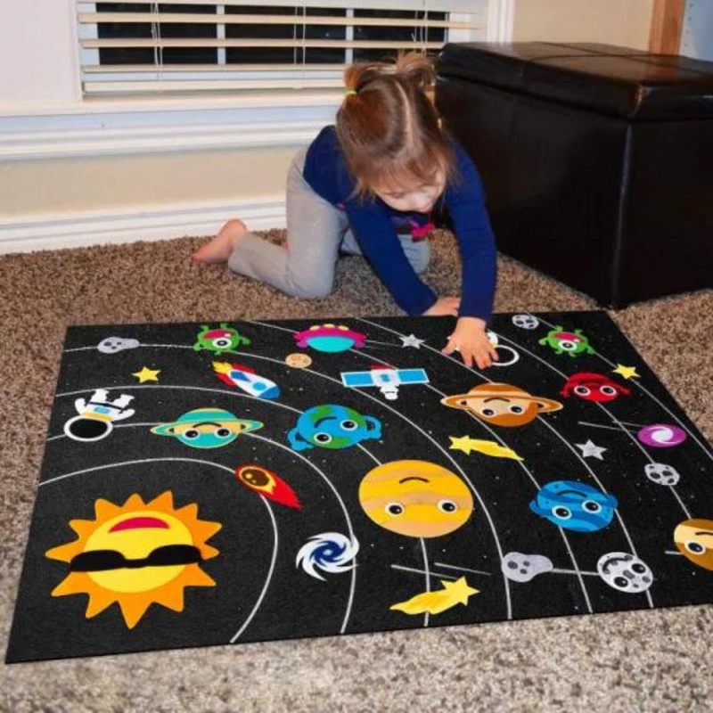 Vrimlo Universe FeltBoard | DIY Interactive Space Felt Board