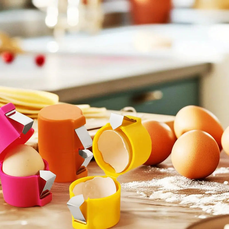Egg Tool Set – 3-Piece , Shell Opener, Cracker, and Separator for Efficient Cooking
