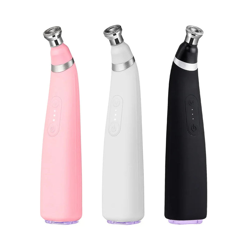 Diamond Microdermabrasion Facial Device - Portable Exfoliation Vacuum for Deep Cleaning, Blackhead Removal, and Glowing Skin Care
