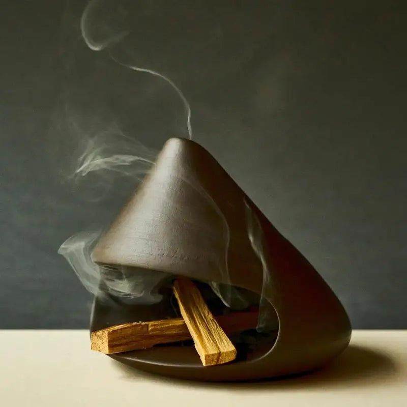 Handcrafted Incense Holder – Burn Sage & Aromatics with Miniature Boho Decor for Meditation, Yoga, and Peaceful Living