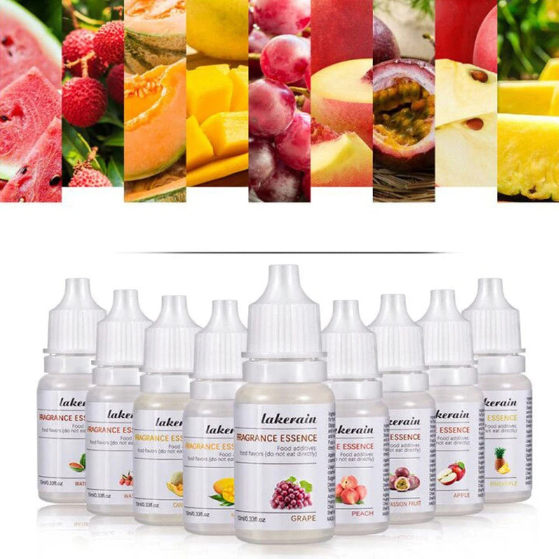 Pure Fruit Fragrance Oil - 10ml Strawberry Scented Essential Oil for Lip Gloss, DIY Soap Making, and Lip Care Creations