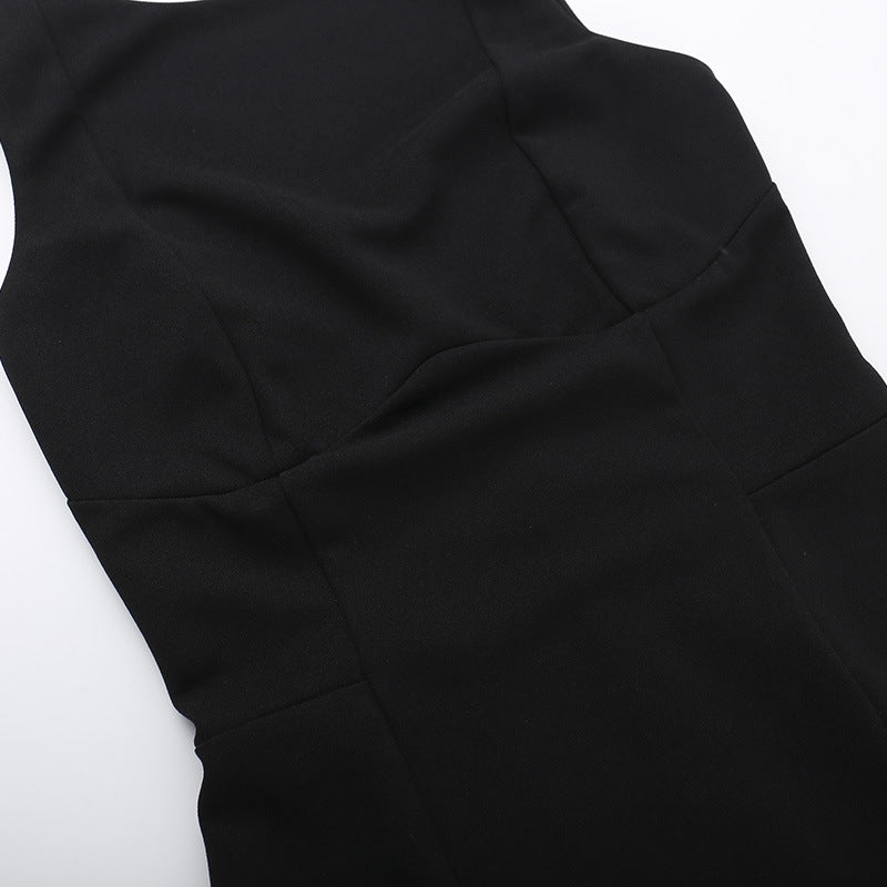 Sexy Backless Bodycon Mini Dress – Elegant Sleeveless Party Stunner for a Sexy Summer Evening Look