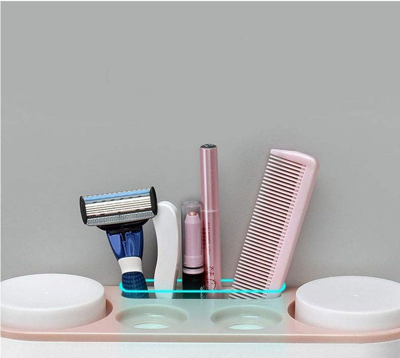 Wall Mounted Automatic Toothpaste Dispenser Set – Magnetic Toothbrush Holder for a Clean, Modern Bathroom Experience