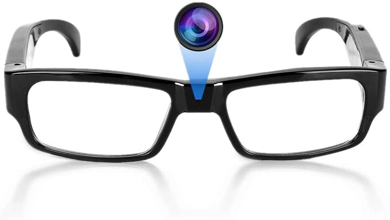 Camera Glasses Full HD 1080p, Video and Photo Shooting Wearable Glasses Camera, Fashion Glasses Mini Video Camera