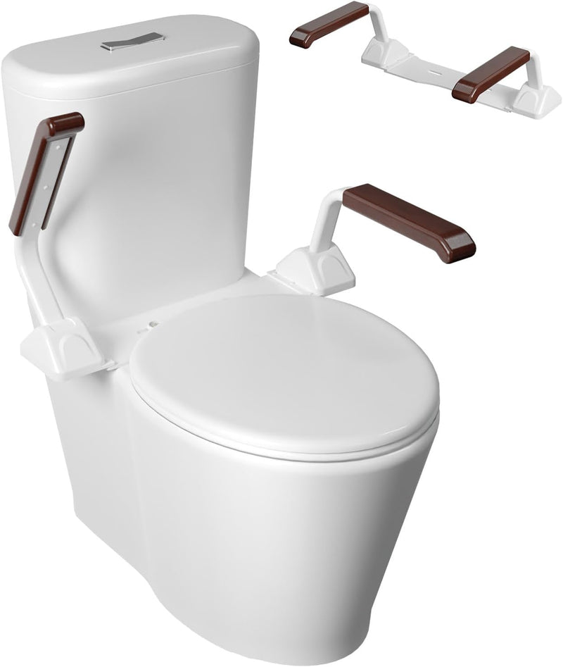 2024 Aktualisierung Stehhilfe Toilette klappbar, robuste Toiletten-Stehhilfe ohne Bohren, WC-Stützrahmen für Senioren, WC-Griff behindertengerecht, maximale Belastung 200 kg