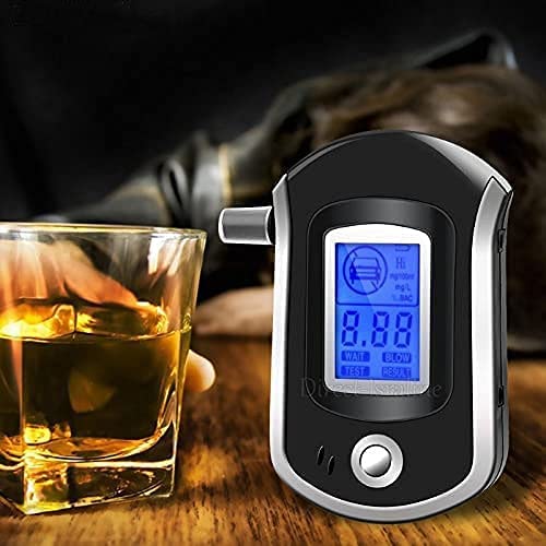 Police-Grade Professional Alcohol Tester, Portable Digital Breathalyzer For Car