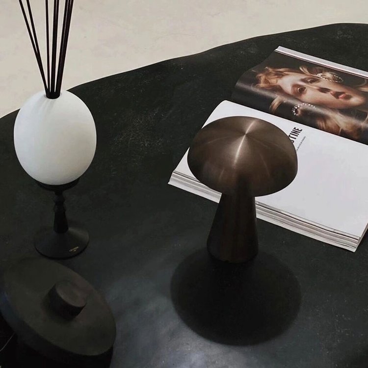 Nordic Rechargeable Mushroom Table Lamp