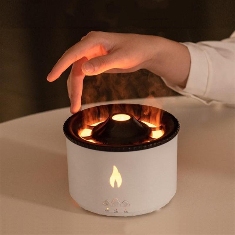 Volcano Flame Lamp Essential Oil Diffuser