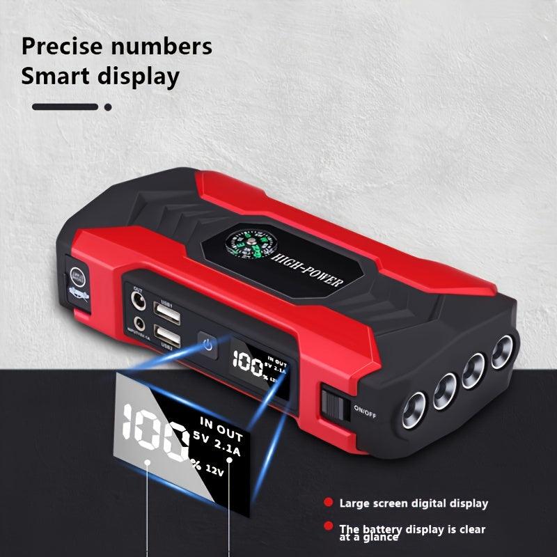 12V 200A Car Jump Starter, Portable Power Bank Starting Device, Diesel Petrol Powered 20000mAh Power Charger For Car Battery Booster