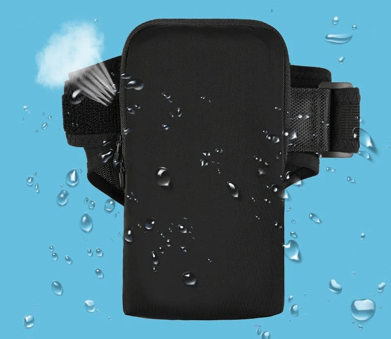 Universal Running Wrist Phone Bag – Zipper Arm Pouch for iPhone 16-11 Pro Max, Samsung, Xiaomi, Perfect for Cycling, Hiking & Fitness Travel