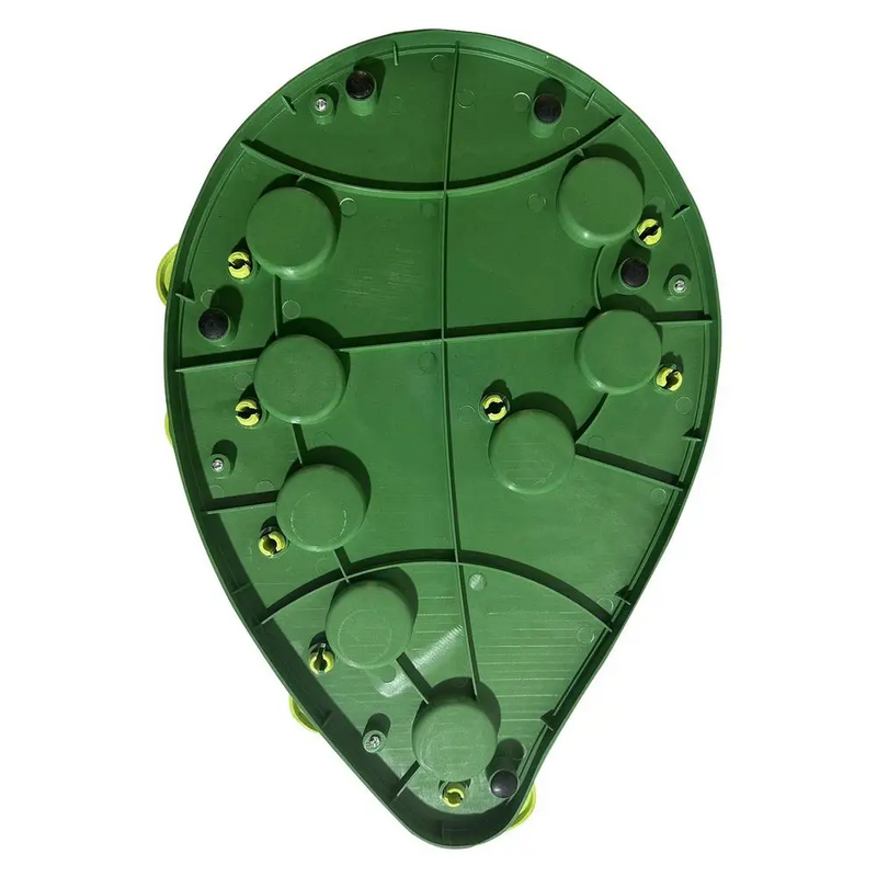 Green Leaf-Shaped Cat Puzzle Bowl – Interactive, Cross-Boarder Slow Feeder for Mentally Stimulating and Healthy Eating Habits