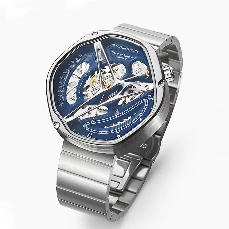 Watch Concept Female Boys Trend - Hollow Design Premium Non-Mechanical Watch for Men, Unique Stylish Timepiece for Daily Wear