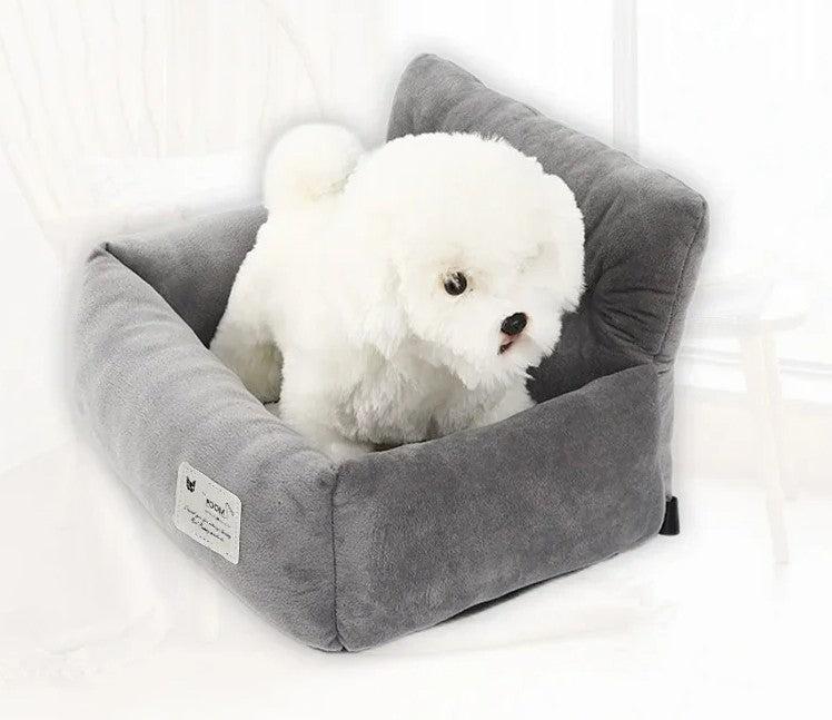 Foldable Dog Car Seat Bed – Adjustable Non-Slip Bottom Seat for Safe and Cozy Dog & Cat Travel Experience