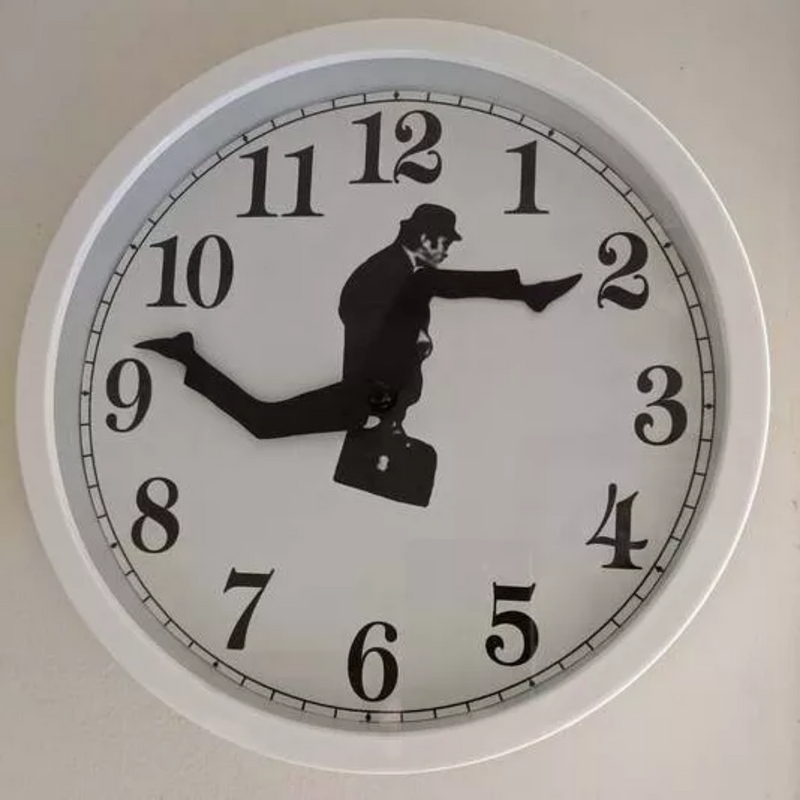 Silly Walk Wall Clock
