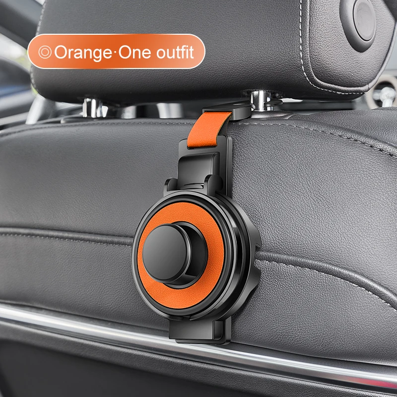 Car Seat Headrest Hook & Cup Holder – Multi-Functional Backseat Organizer for Bags & Drinks