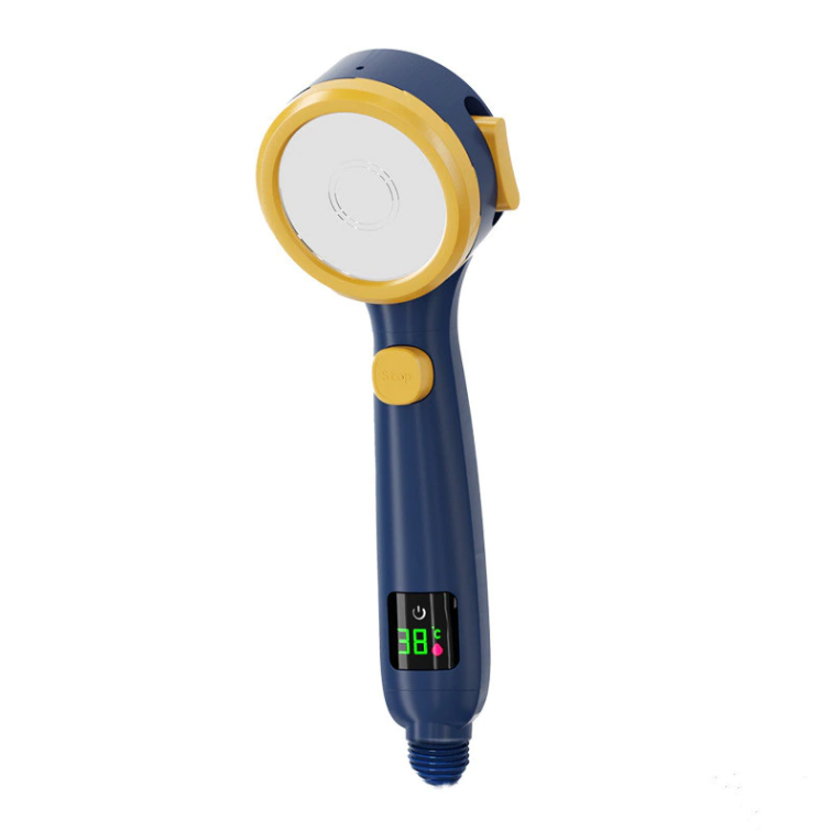 2022 Display LED Shower Head Water Adjustable Style 4Mode High Pressure Shower Head