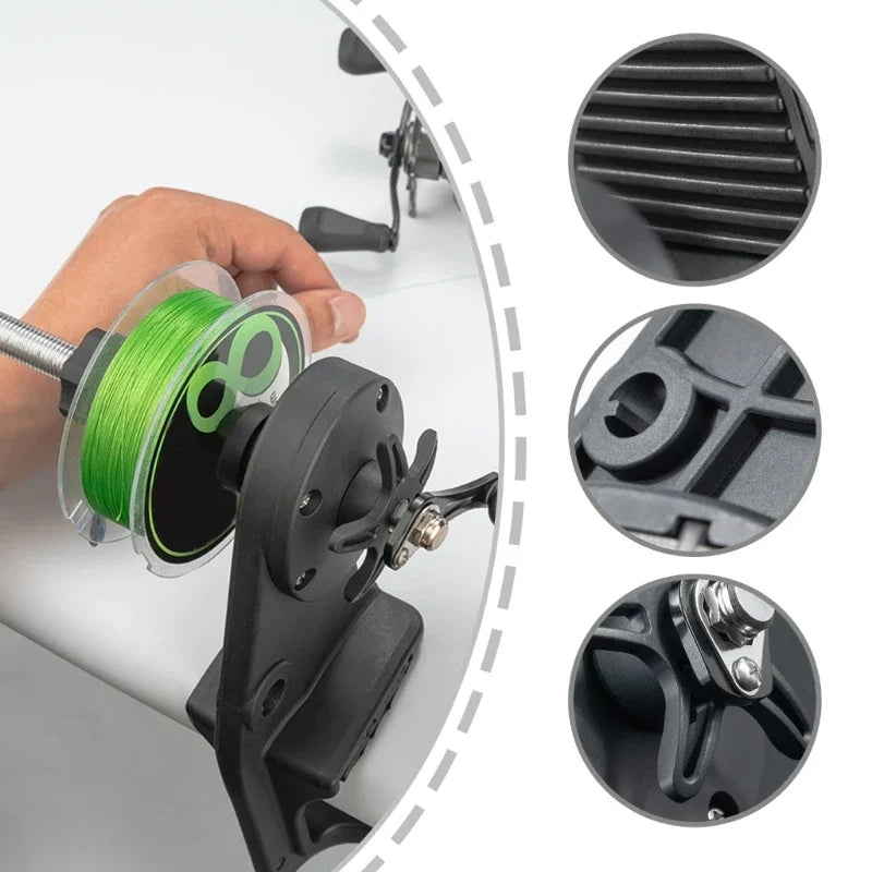 Pro Fishing Line Winder – Rust-Resistant Spooling System for Spinning & Baitcasting Reels