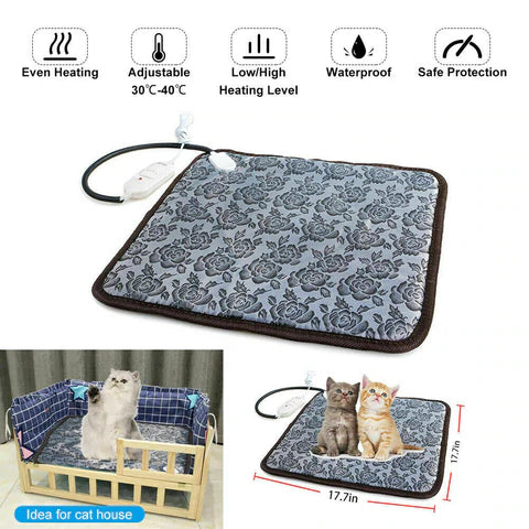 Pet Cat And Dog Heated Mat