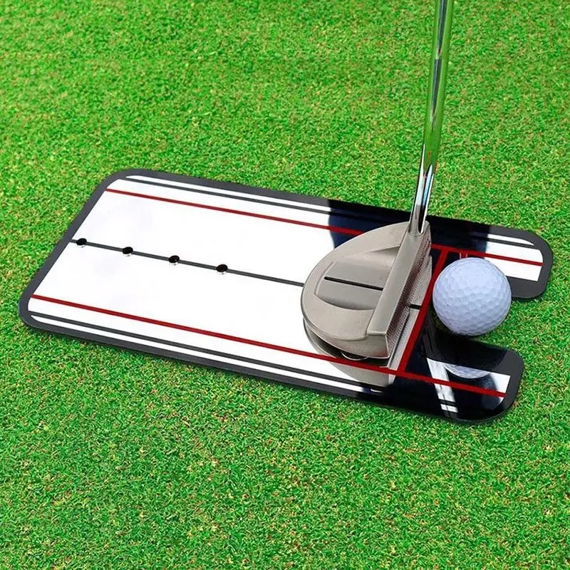 Golf Putting Practice Mirror – Eye Line Training Aid for Perfecting Your Golf Alignment with Mirror and Precision
