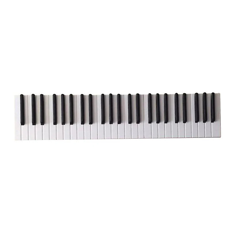 Decorative Coat Rack – Wooden Piano Shaped Wall Hook with Multiple Hangers for Keys and Hat Storage