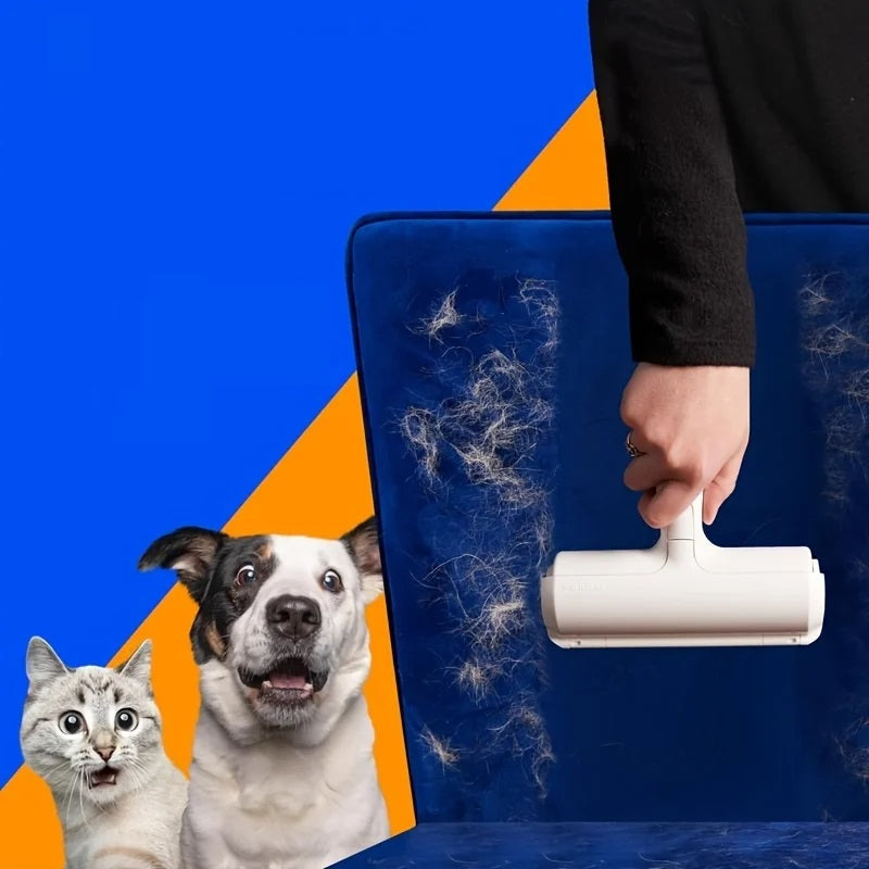 Reusable Pet Hair Remover Roller – Effortless Fur Cleanup for Furniture & Clothes