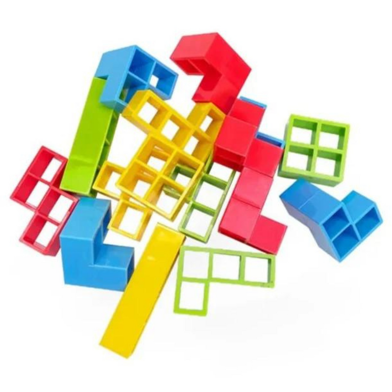Vrimlo Balance Tetris | Montessori Balanced Blocks