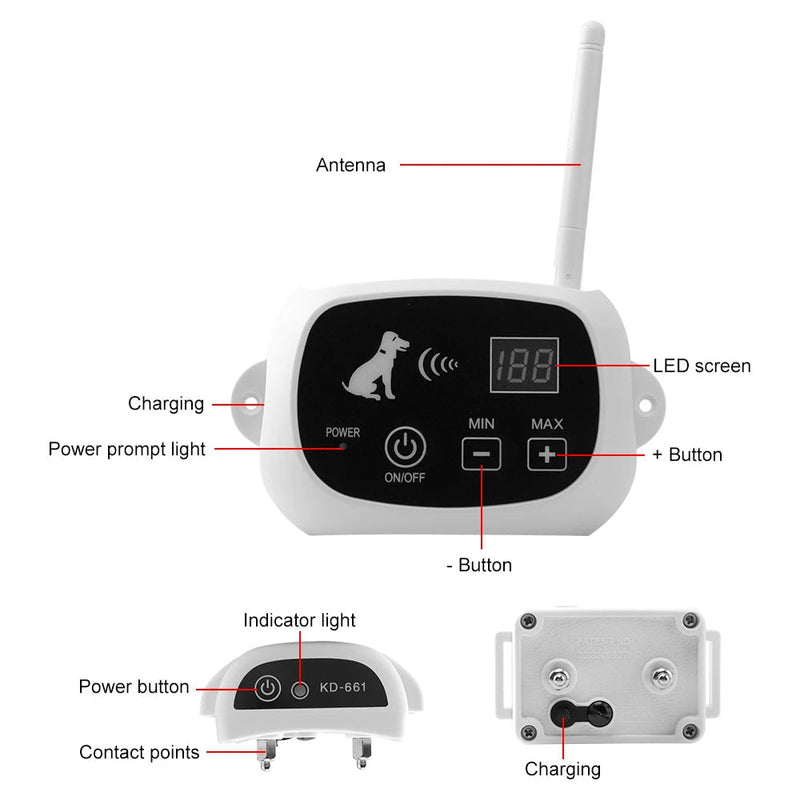 Wireless Dog Fence Collar System