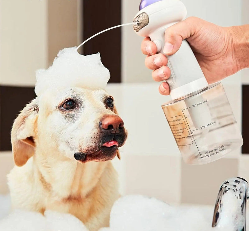 Electric Pet Cleaning Foam Machine – Deep Clean Waterproof Grooming Tool for Cats, Dogs & Fluffy Companions