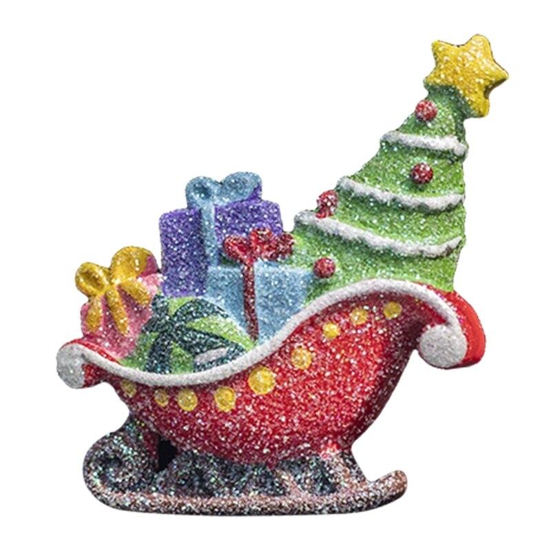 6 Style Car Perfume Santa Claus Air Outlet Clip Freshener Fragrance-Aromatherapy Air Conditioning Christmas Ornaments Decoration