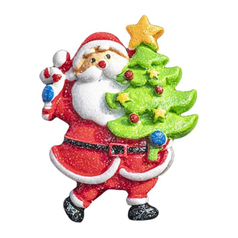 6 Style Car Perfume Santa Claus Air Outlet Clip Freshener Fragrance-Aromatherapy Air Conditioning Christmas Ornaments Decoration