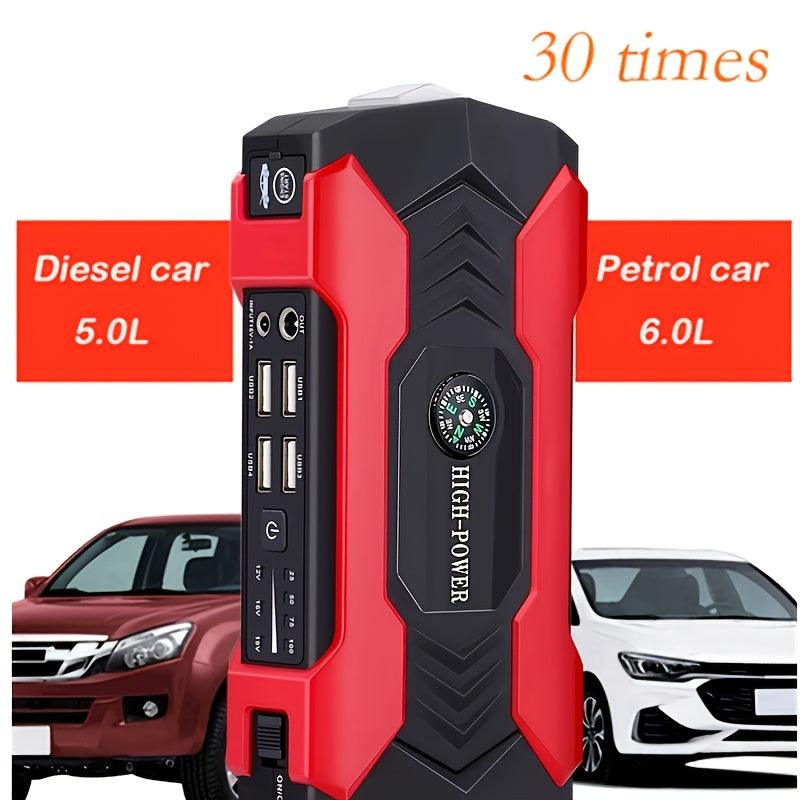 12V 200A Car Jump Starter, Portable Power Bank Starting Device, Diesel Petrol Powered 20000mAh Power Charger For Car Battery Booster
