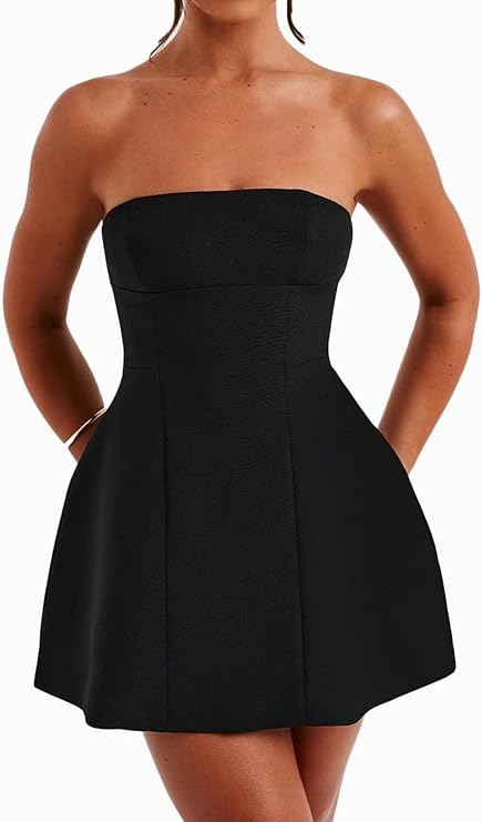 Backless Slim Mini Tube Dress – Sexy Patchwork Summer Party Dress for a Chic & Elegant Look