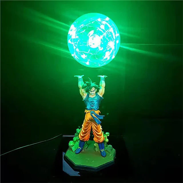 Dragon Ball Z Goku Lamp – Energy Bomb LED Night Light, DBZ Collectible Figure