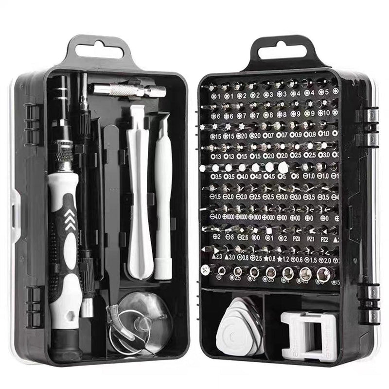 115-Piece Precision Screwdriver Tool Kit for Cars, Electronics, Watches, and Mobile Phones - Multi-Function Repair and Disassembly Set