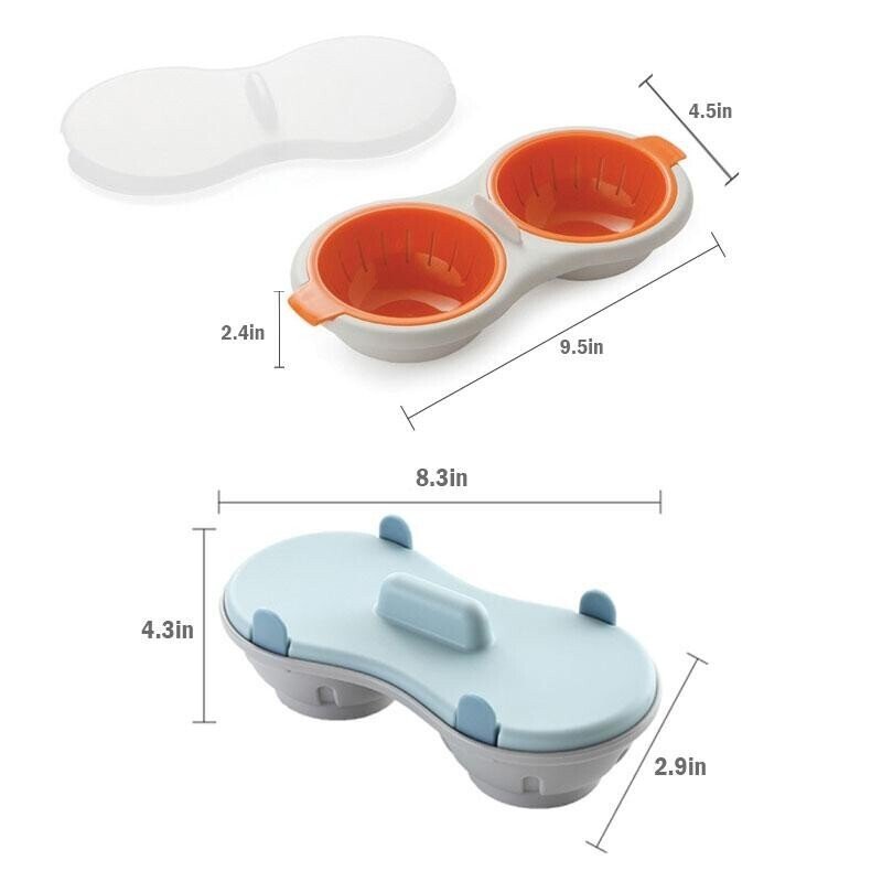 Edible Silicone Drain Egg Boiler Set