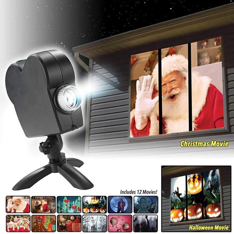 Winter Wonderland Projector l Window Animated Movie Projector