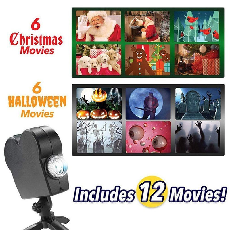 Winter Wonderland Projector l Window Animated Movie Projector