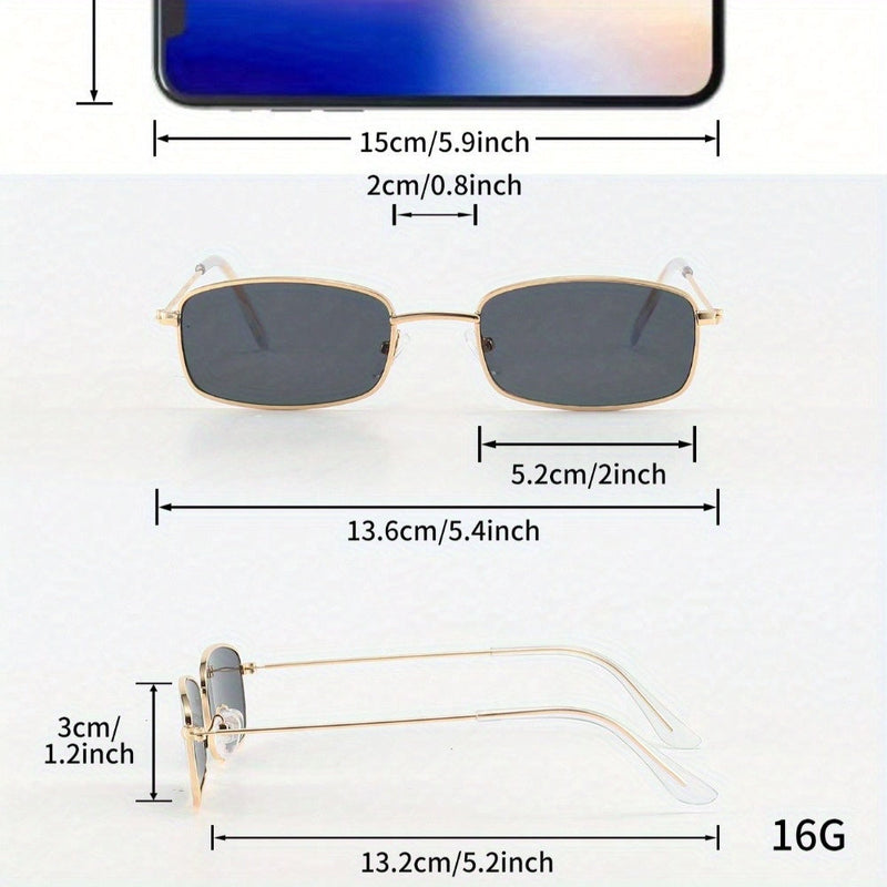 2 Pairs of Trendy Metal Frame Glasses with Vibrant Red and Black Tinted Lenses for Fashion-Conscious Buyers