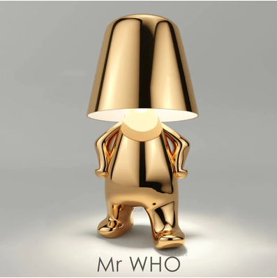 Italian Little Golden Man Table Lamp