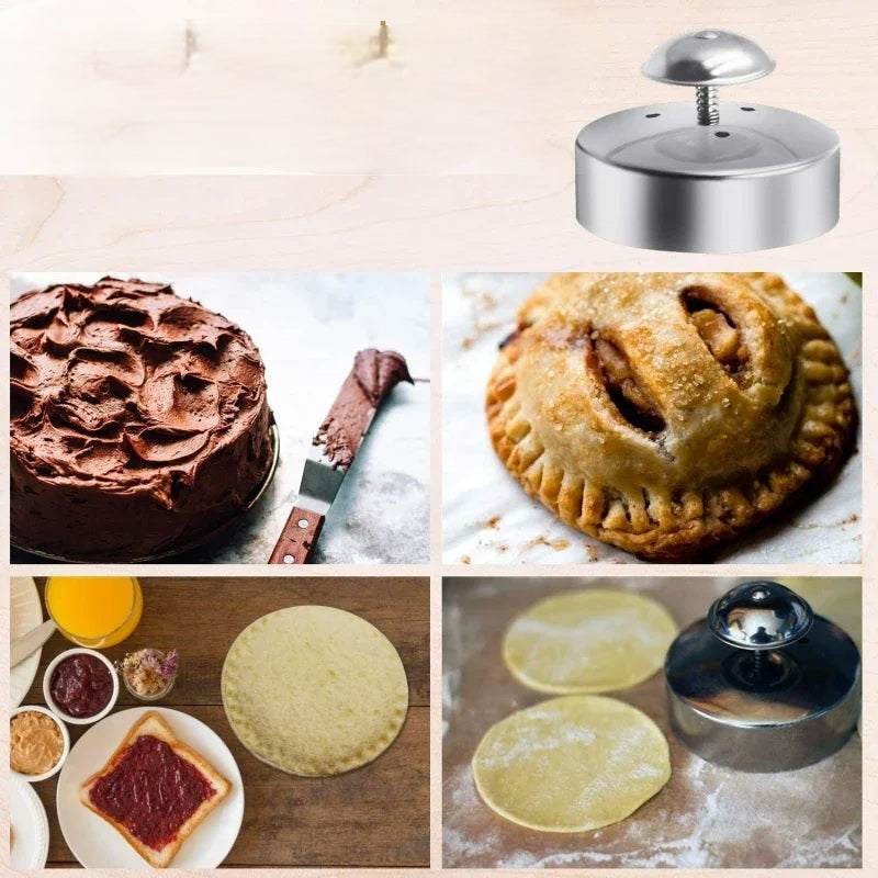 Hamburger Sandwich Sealer Mold – DIY Stainless Steel Cutter for Sealing and Shaping Delicious, Perfectly Rounded Homemade Buns