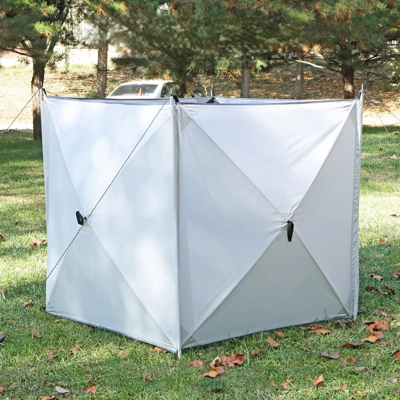 Folding Camping Windshield – 4.8M Durable Windproof Shield Wall for Sunshade, Tent Awning, and Large Outdoor Camping Protection
