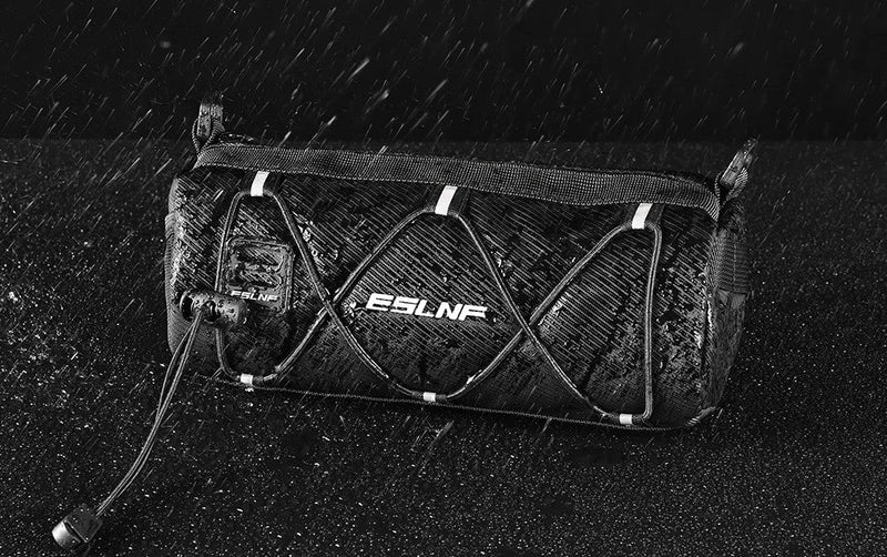 Waterproof Bike Front Tube Bag – Portable Large Capacity Handlebar Storage Basket for Cyclists & Commuters