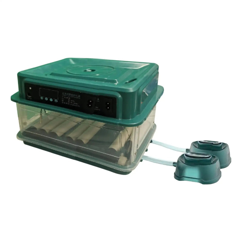 Digital Egg Incubator with Adjustable Tray – EU Plug, Light Tester & Turner for Hatching Chickens, Birds & More