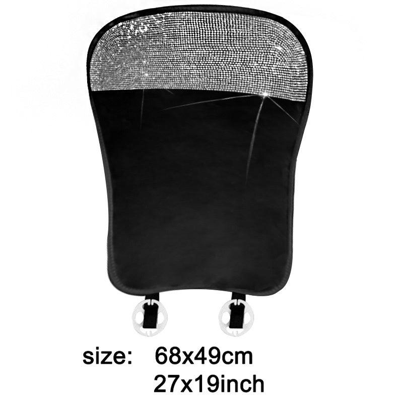 1PC Car Seat Cover, Universal Fit Most Cars Universal Long Plush Car Seat Cover Diamond Auto Interior Seat Cushion Car Accessories For Women