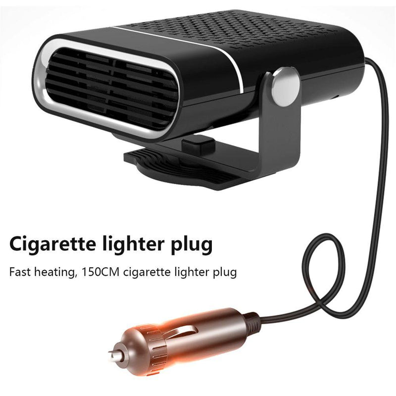 2024 Portable Car Heater Fast Heating Quickly Defrost Defogger Demister Heat Cooling Fan