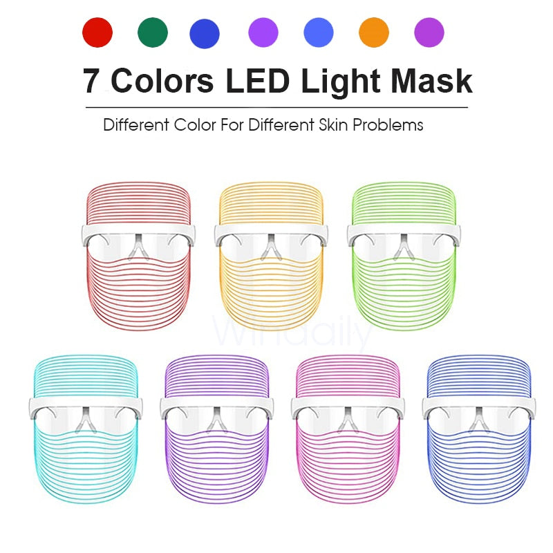 Photon Skin Rejuvenation Face & Neck Mask  7 Colors