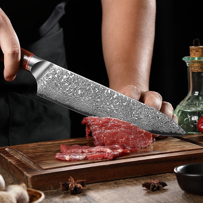 7-Piece Damascus Chef Knife Set