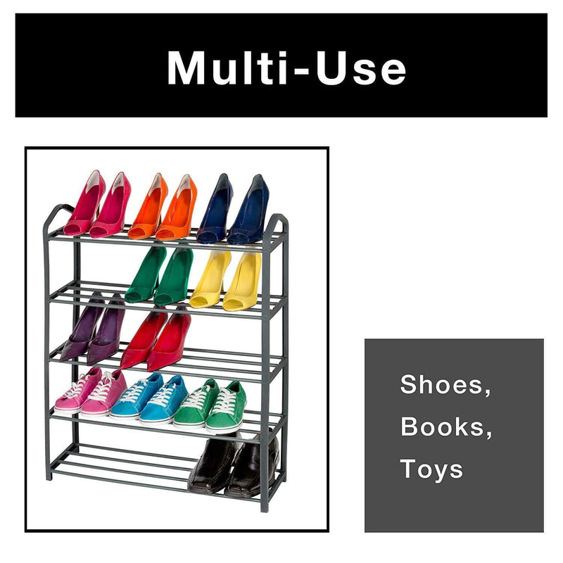 5 Tier Steel Shoe Rack