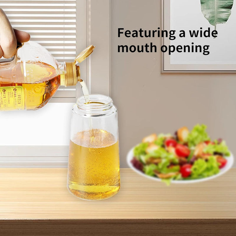 2-in-1 Oil Dispenser Bottle | Oil Sprayer and Dispenser | Healthy Cooking